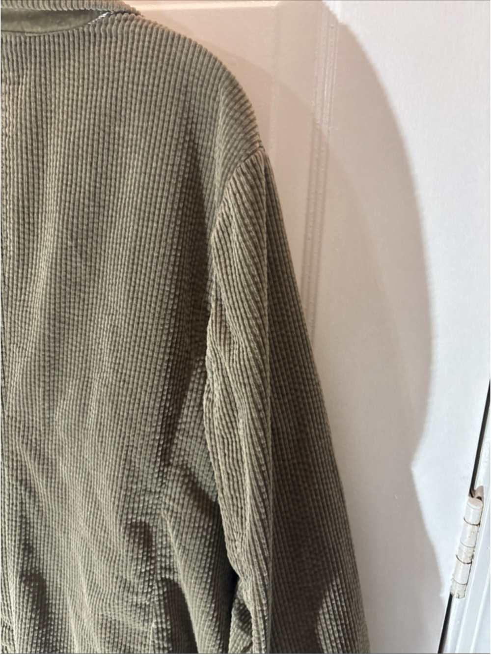 J. Jill Olive Green 100% Cotton Women's Jacket 2X 1138 - Picture 12 of 16
